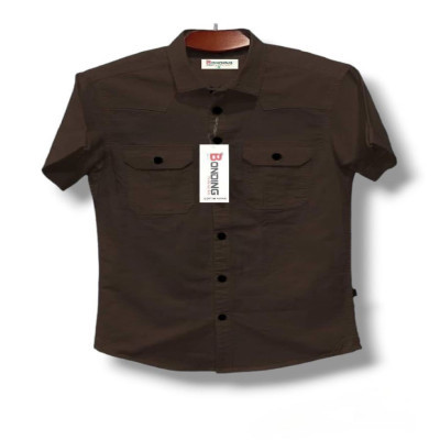 Fashionable casual Half shirt (sakura cotton)