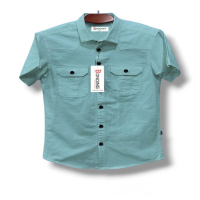 Fashionable casual Half shirt (sakura cotton)