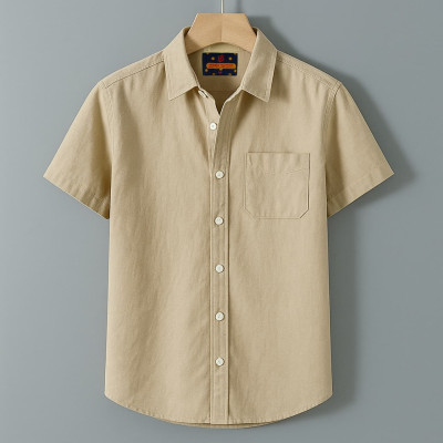 Kaisar cotton Half Sleeve One Pocket Shirt