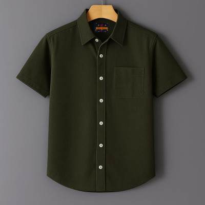 Kaisar cotton Half Sleeve One Pocket Shirt